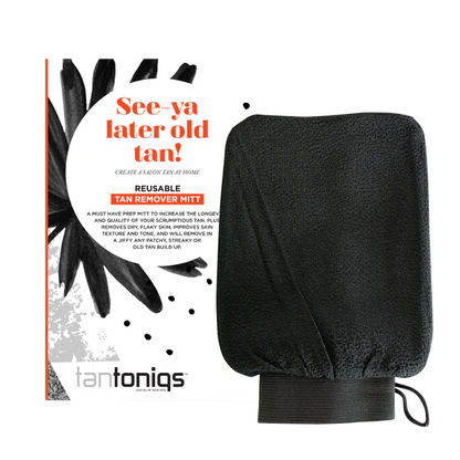 Tantoniqs Tan Prep Remover Mitt - See-ya later old tan! $20.00