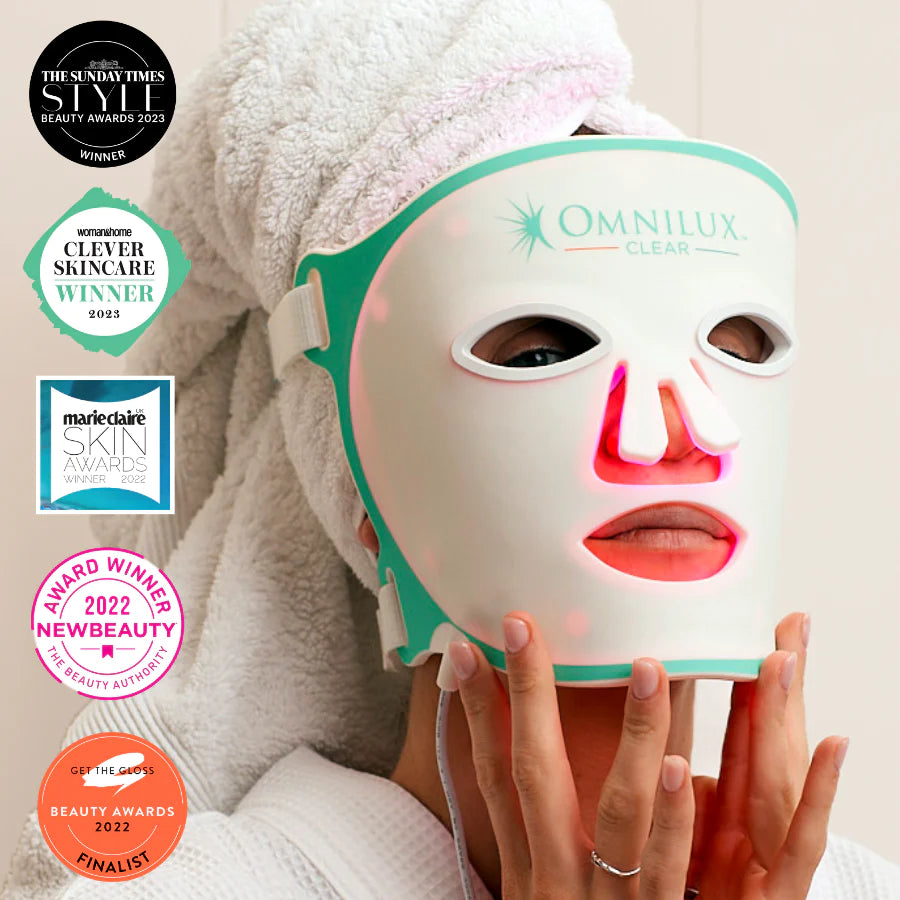 Omnilux Clear LED Mask + Hydrogel Mask Pack [3 Masks] $629.00