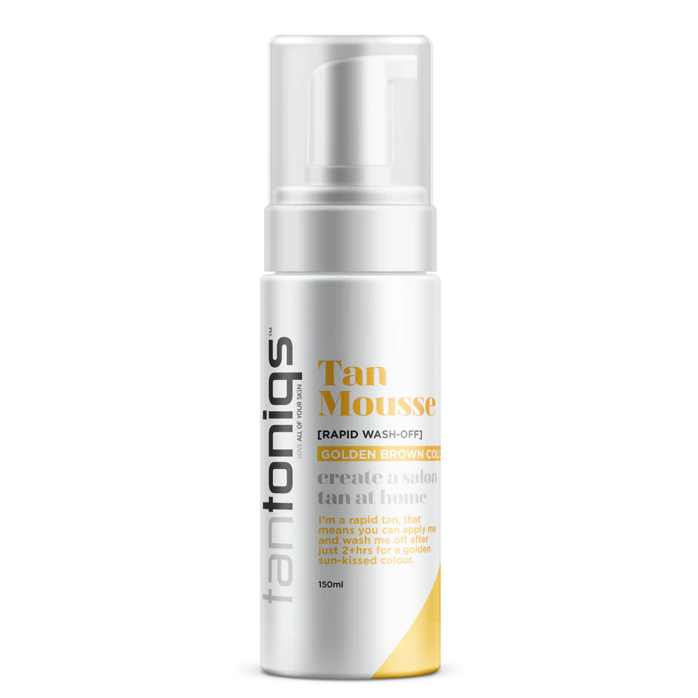 Tantoniqs Self Tan Mousse (Rapid 2Hr+Wash off) Golden Brown $40.00