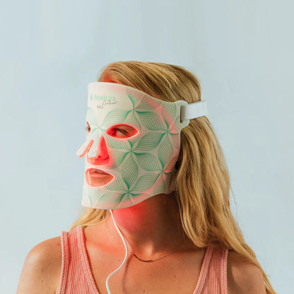 Omnilux Contour Face LED Mask + 3x Pack of Hydrogel Face Masks $629