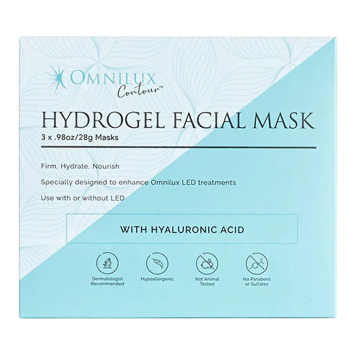 Omnilux Clear LED Mask + Hydrogel Mask Pack [3 Masks] $629.00