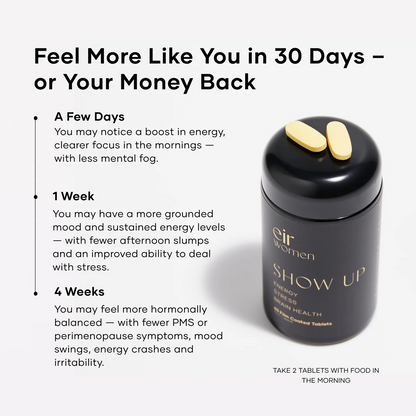Show Up - Energy Stress, Brain Health & Hormone Balance