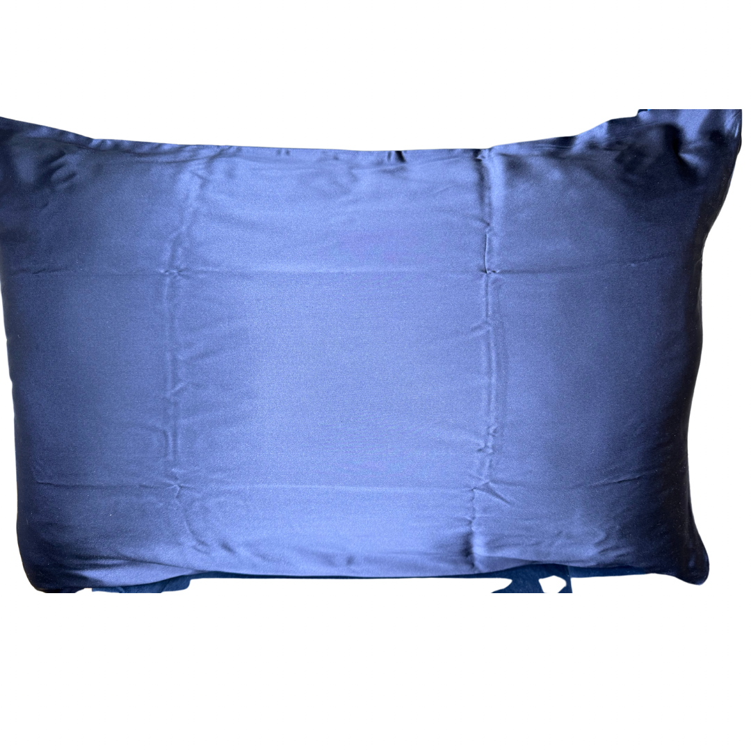 The Beauty Slip Pure Mulberry Silk Pillowcase $99 - Navy Blue