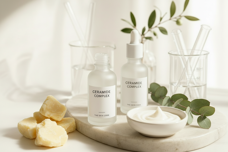 Ceramides – Two Bottles with Ingredients
