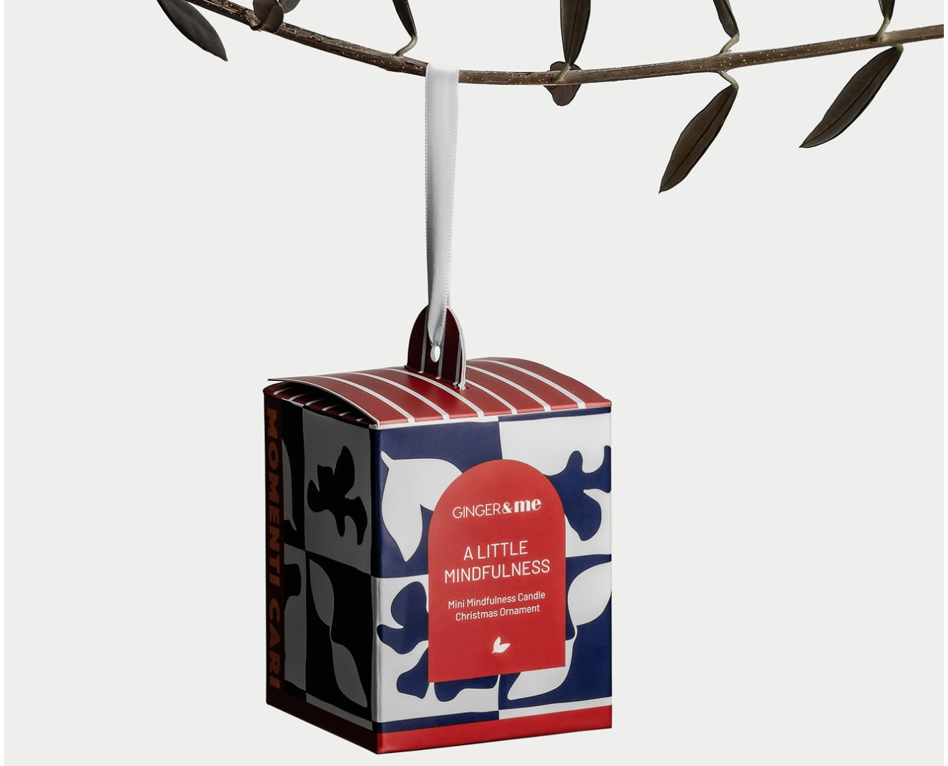 Mini Candle Christmas Ornament