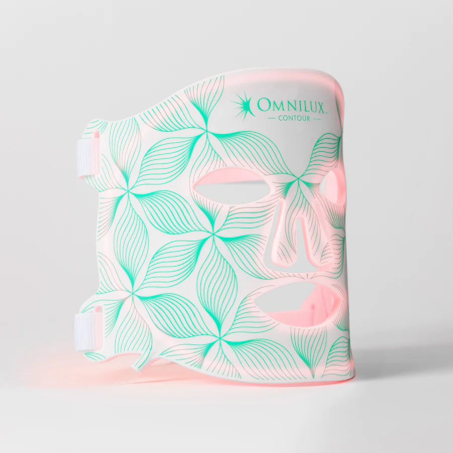 Omnilux Contour Face LED Mask + 3x Pack of Hydrogel Face Masks $629