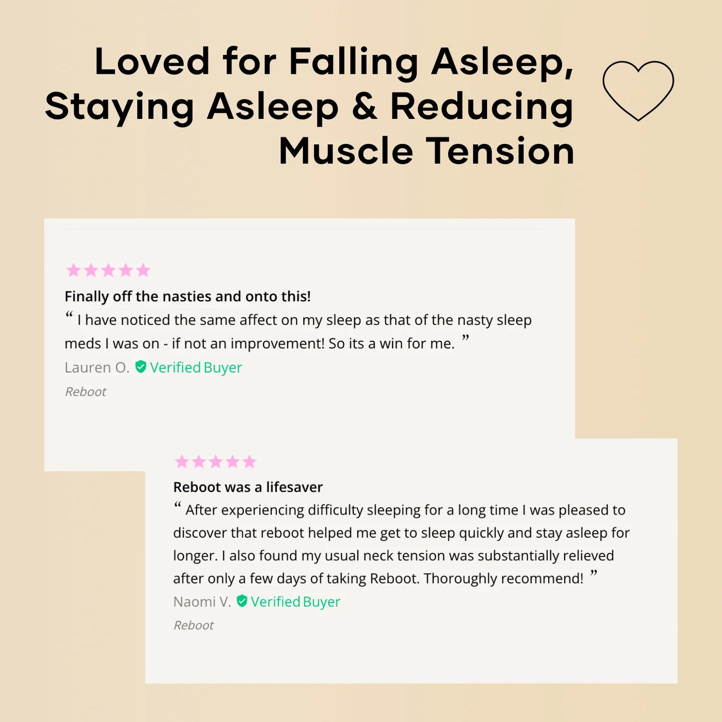 Reboot - Sleep, stress and muscle function support